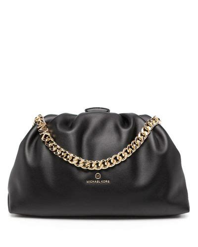 michael kors leather clutch bag|Michael Kors nola bag.